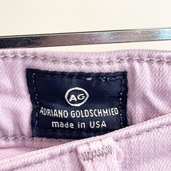 Pretty AG Stevie ankle Jean…soft lilac/pink color! - Picture 10 of 14